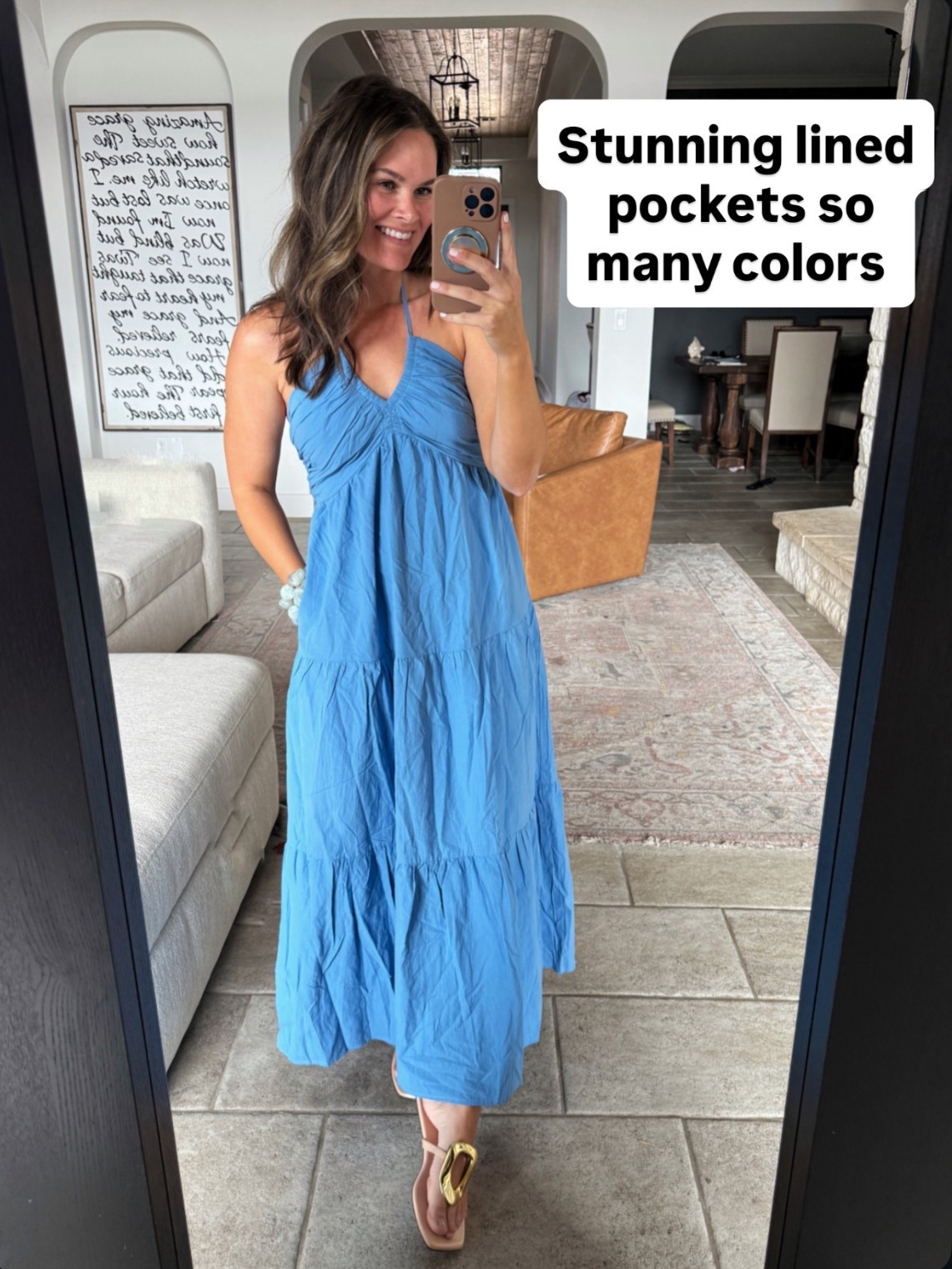 Love this gorgeous dress lined pockets and so elevated- comes in so many colors and true sizing #amazonfashion #resortwear #springbreak #vacationdress 

#LTKSaleAlert #LTKootd #LTKTravel