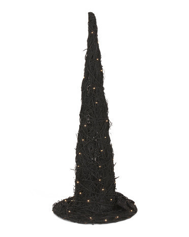 Led Rattan Witch Hat Decor | TJ Maxx