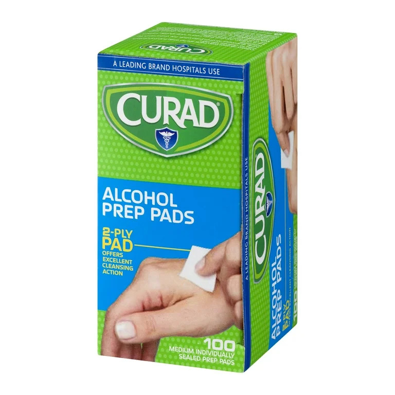 Curad Alcohol Prep Pads, 100 ct. | Walmart (US)
