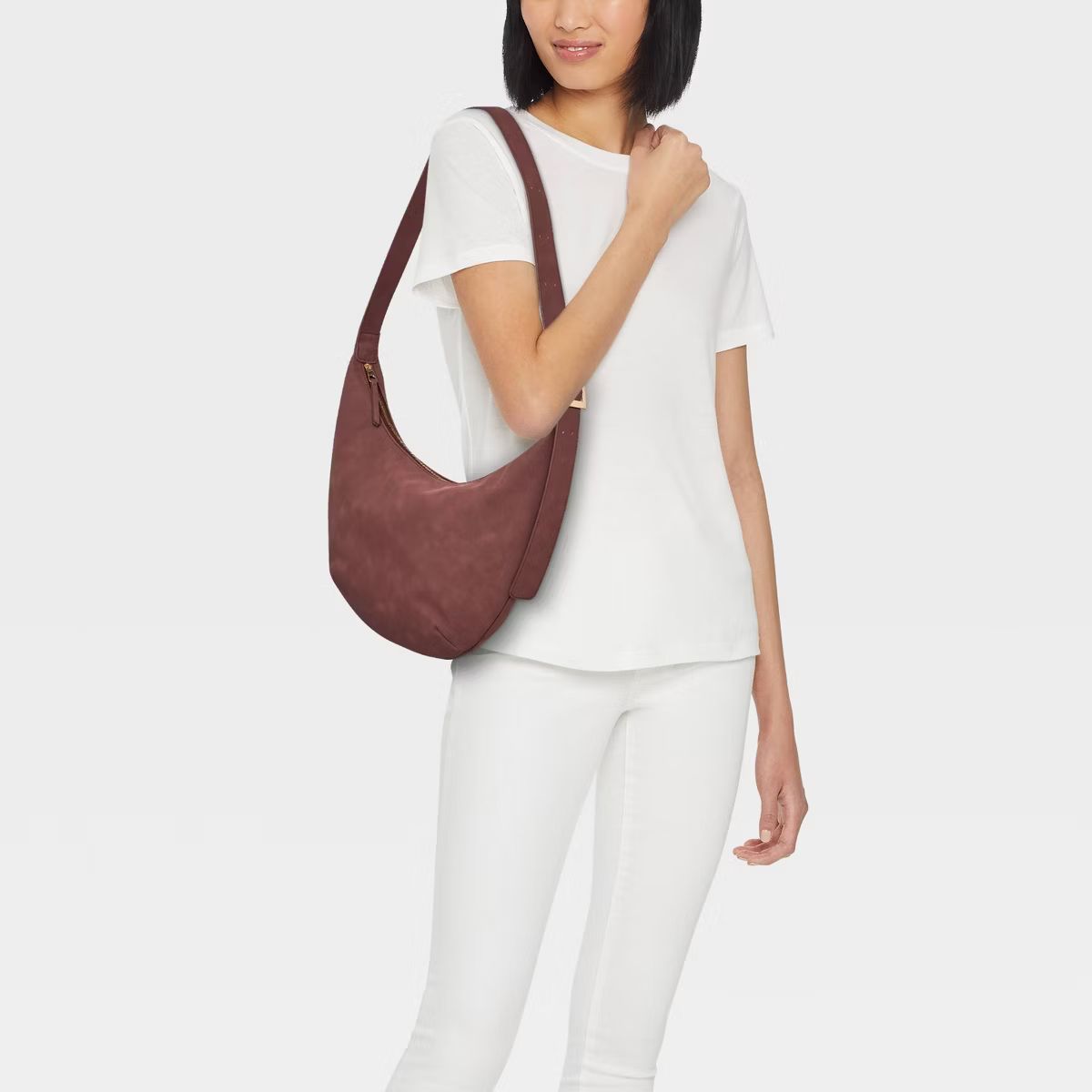 Slouchy Crescent Sling Handbag - Universal Thread™ | Target