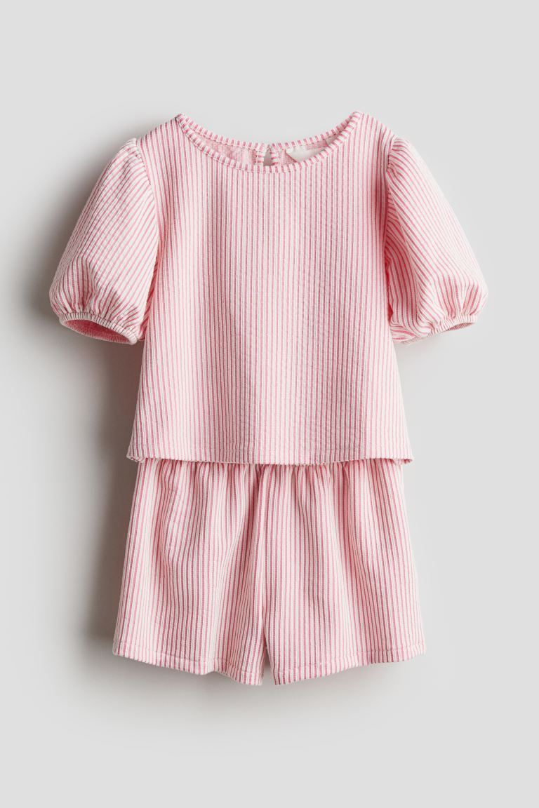2-piece Set - Pink/striped - Kids | H&M US | H&M (US + CA)