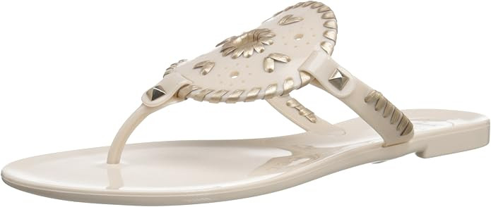 Jack Rogers Women's Georgica Jelly Thong Sandal | Amazon (US)