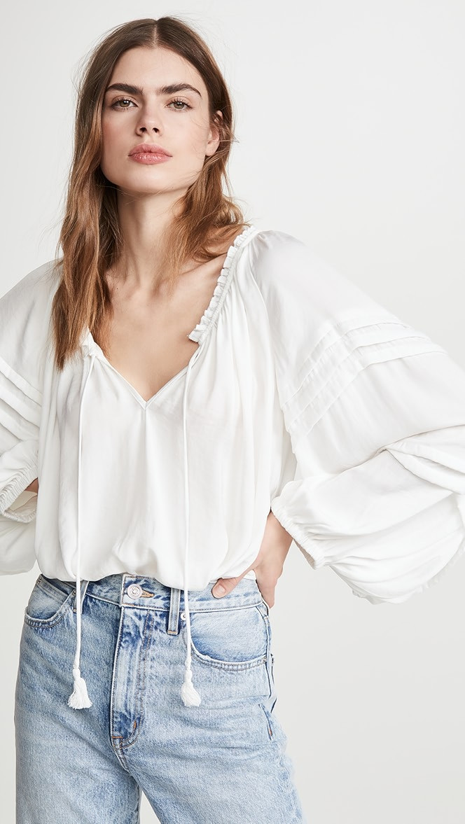 All Tucks Thong Bodysuit | Shopbop