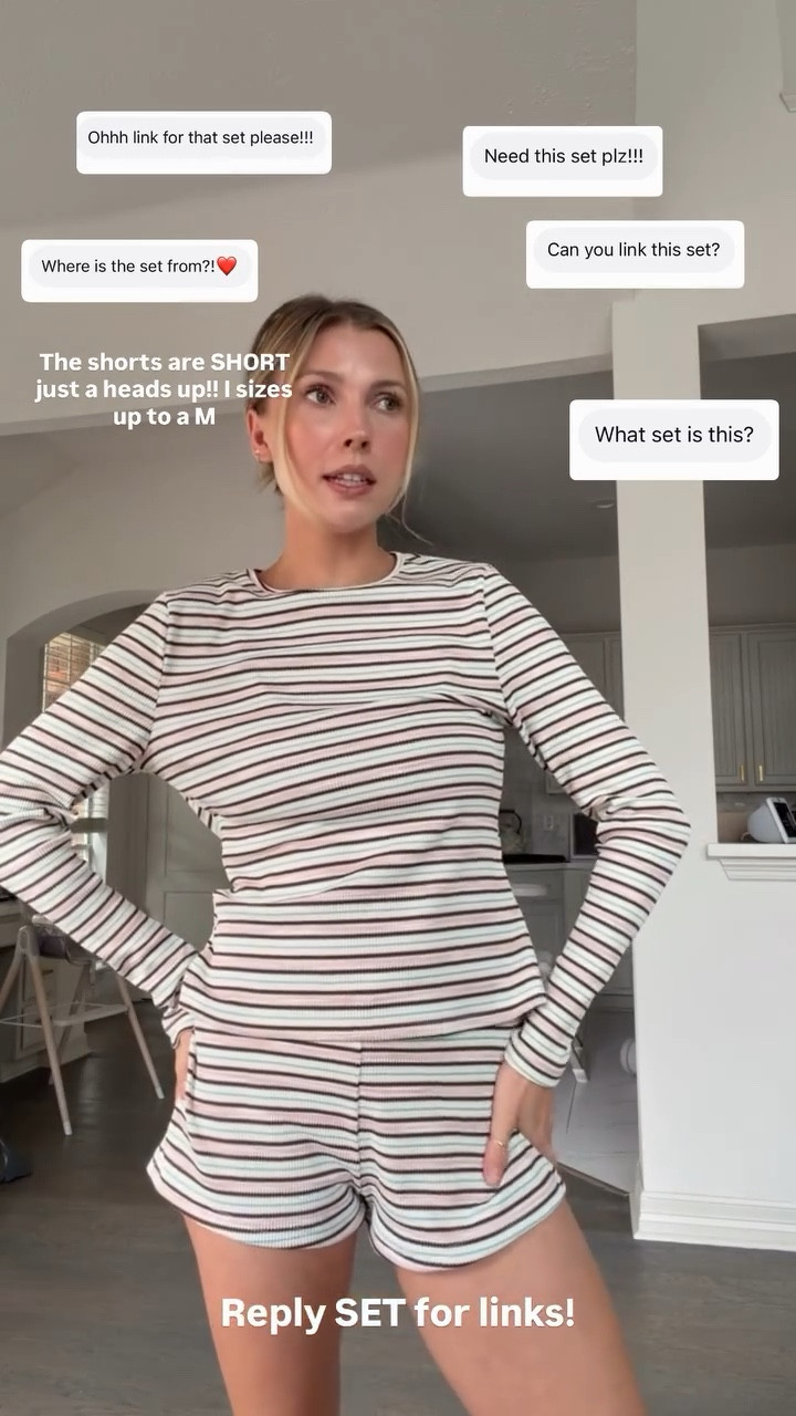 The shorts are SHORT just a heads up!! I sizes up to a M 

#LTKootd