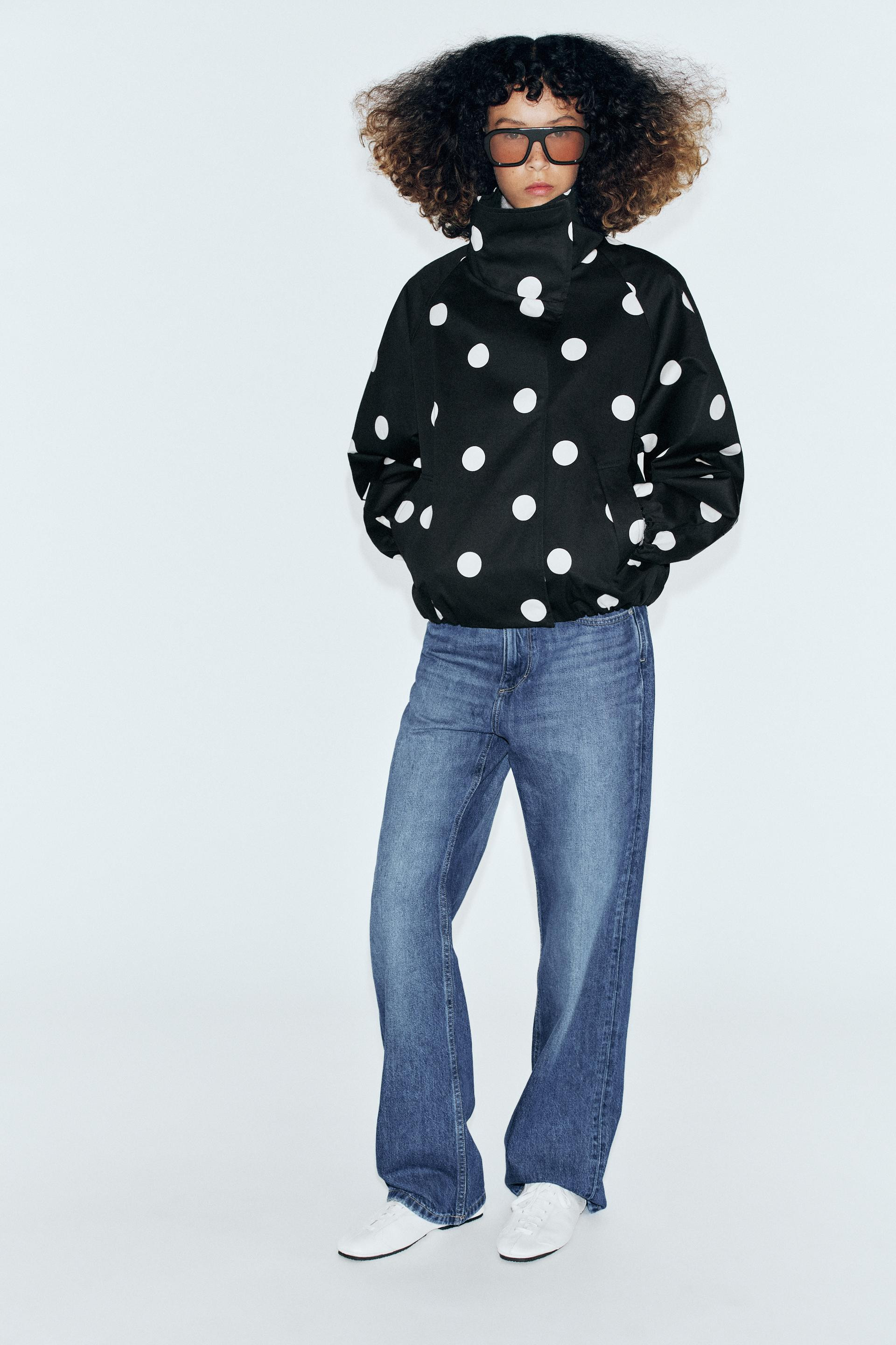 POLKA DOT BOMBER JACKET | Zara US