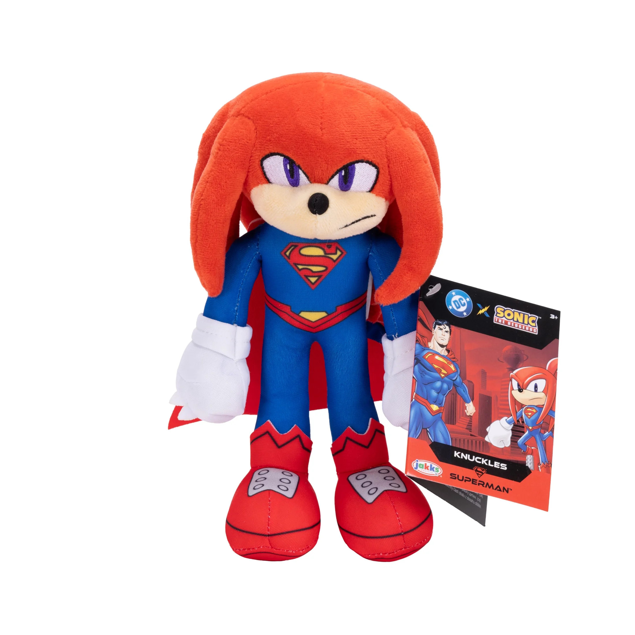 Sonic X DC Knuckles as Superman 9 Inch Plush Figure | Walmart (US)