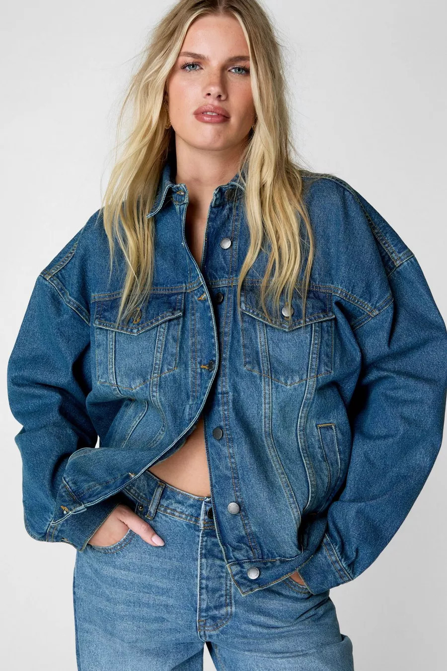 The Denim Oversized Jacket | Nasty Gal US