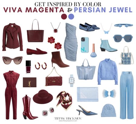 Fall Fashion: Colors of Fall 
Viva Magenta & Persian Jewel 

Blues  jewel tones  bags  earrings  shoes  maroon  light blue  phone case  sunglasses  bracelets  booties  mail polish  earrings 

#LTKGiftGuide #LTKSeasonal #LTKstyletip