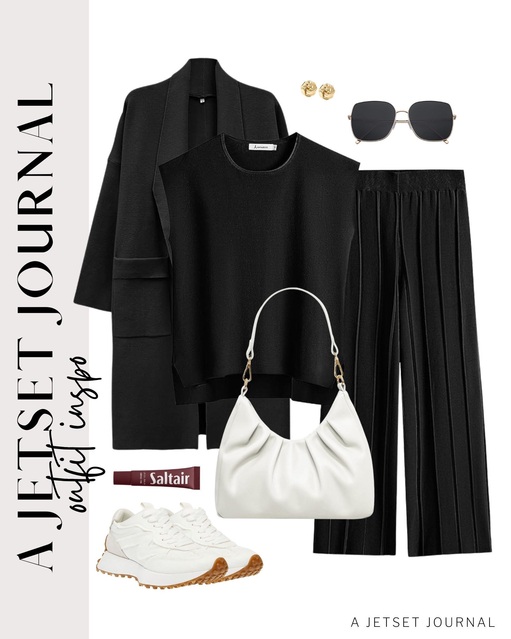 Add a cardigan coat over your favorite set for a new look!
two piece set, matching style, white sneakers, open front coatigan, saltair lip oil,  casual outfit, ways to style, casual outfit inspo, capsule wardrobe, favorite finds, top picks, mom outfit, everyday style, transitional style, trendy look, viral style, affordable look, amazon favorites, winter outfit idea

#LTKU #LTKFindsUnder50 #LTKSeasonal