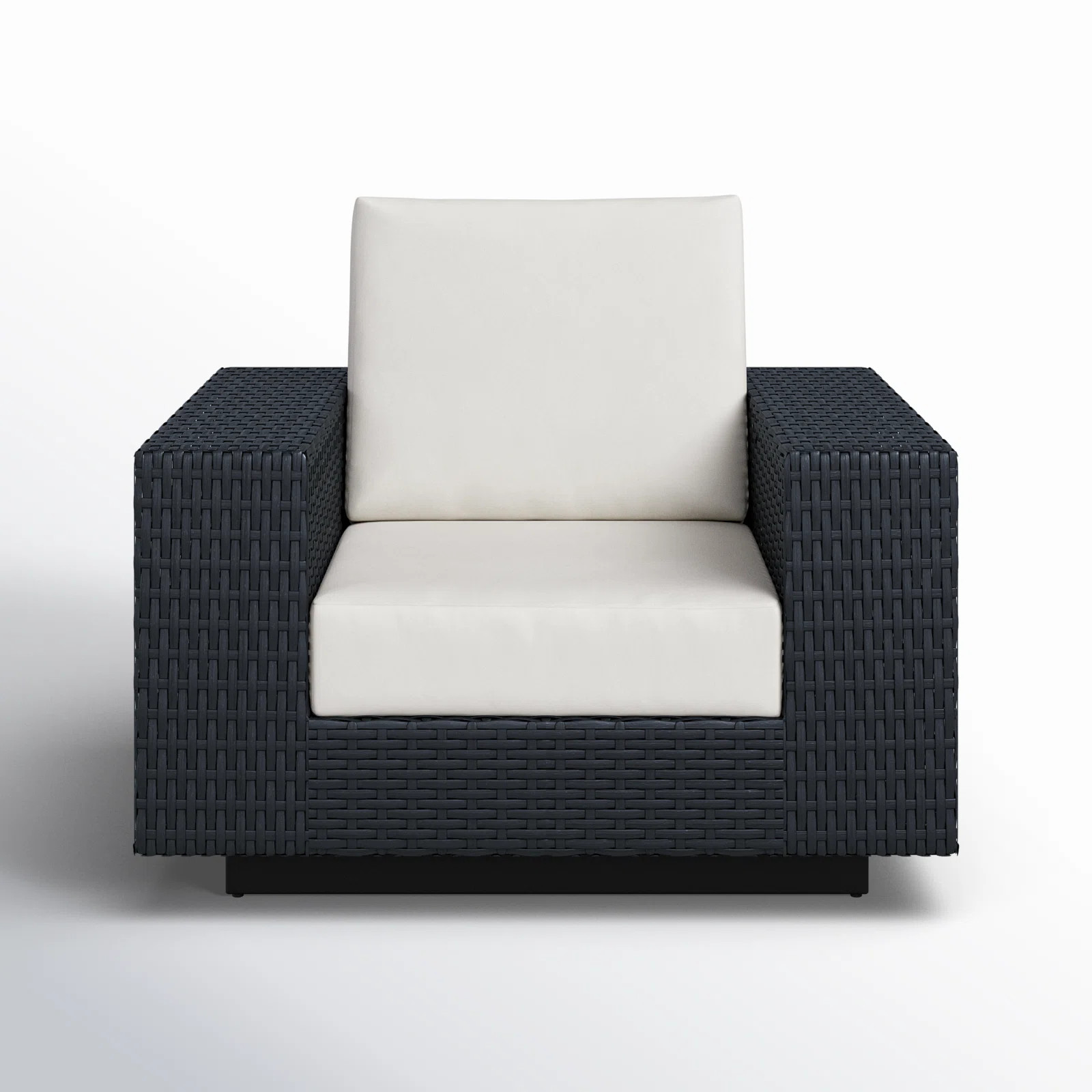 Aceline Wicker Outdoor Swivel Lounge Chair with Sunbrella Cushions | Wayfair North America