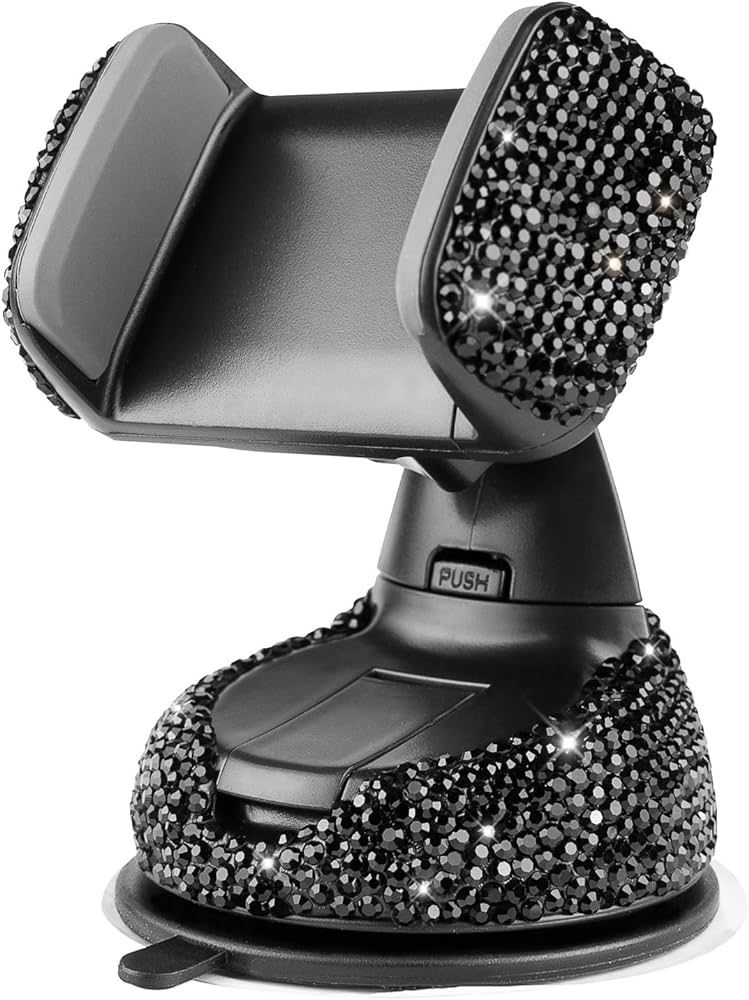 eing Car Phone Mount Bling Crystal Cell Phone Holder with One More Air Vent Base,Universal Univer... | Amazon (US)