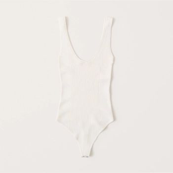 Scoopneck Knit Bodysuit | Abercrombie & Fitch (US)