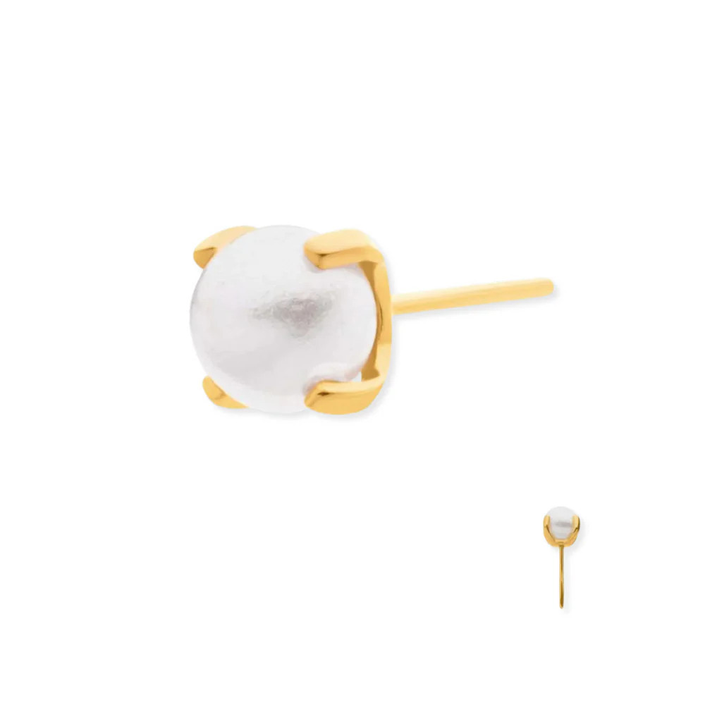 Pearl Flat Back Top | Embark Fine Jewelry