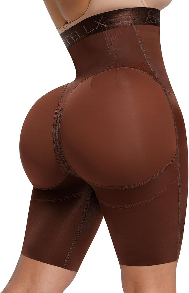 SHAPELLX Shapewear For Women Tummy Control High Waisted Body Shaper Shorts Butt Lifting Shapewear... | Amazon (US)