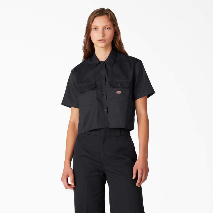 Women's Cropped Work Shirt - Dickies US | Dickies