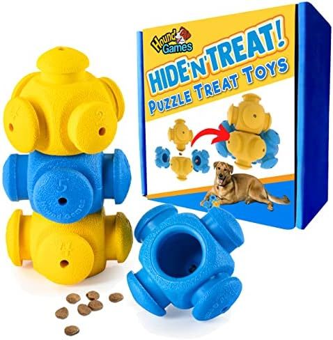 Dog Puzzle Toys for Boredom, 4 Pack, Chew Teething and Treat Dispensing for Smart Medium to Large Do | Amazon (US)