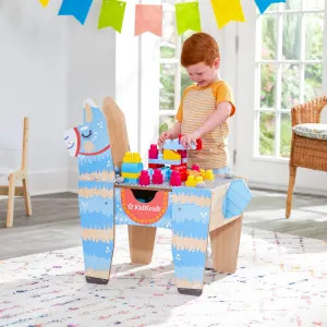 Llama Piñata Building Bricks Table | KidKraft