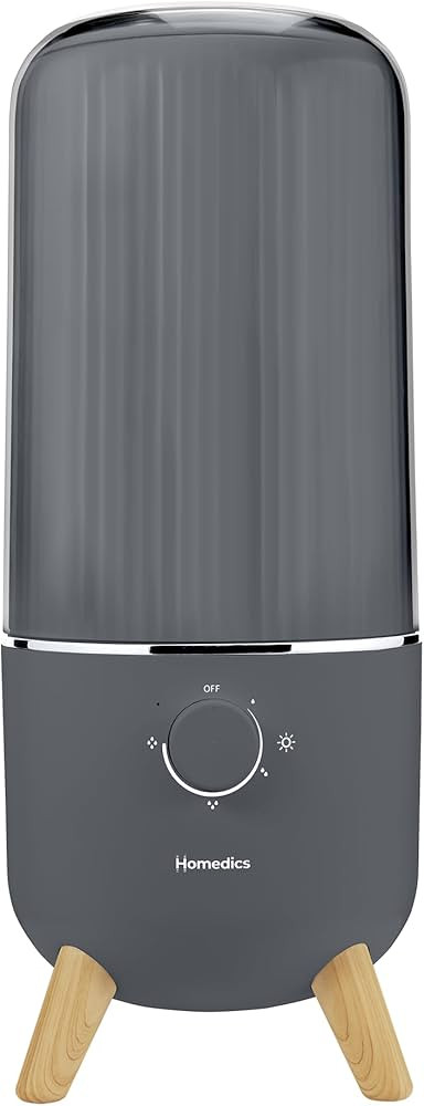 Homedics Ultrasonic Humidifier, Bedrooms and Home Offices, 0.97-Gallon Tank, 45-Hour Runtime, Vis... | Amazon (US)