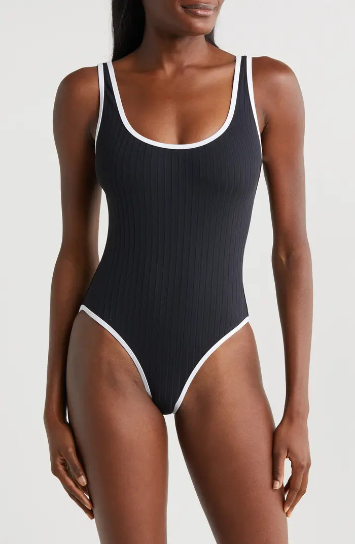 Annemarie Rib One-Piece Swimsuit | Nordstrom