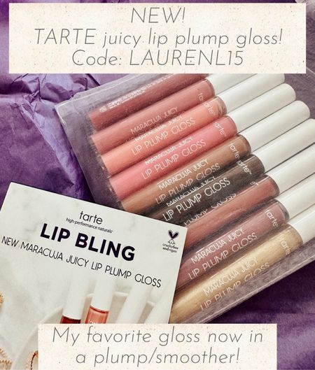 NEW! My favorite TARTE lip gloss now in a plump/smoother!
TARTE code: LAURENL15

9 shades!

Lipgloss. Lips. Summer makeup. Beauty finds. Lip color. Lip plump. 


#LTKunder50 #LTKbeauty #LTKSeasonal