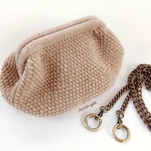 Beige Crochet Bag, Fashion Clutch Bag, Summer Handbag, Luxury Bag For Women, Crochet Shoulder Bag... | Etsy (US)