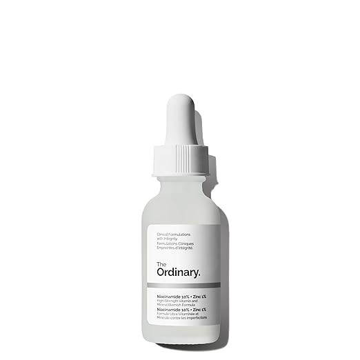 The Ordinary Niacinamide 10% + Zinc 1%, Smoothing Serum for Blemish-Prone Skin | Amazon (US)