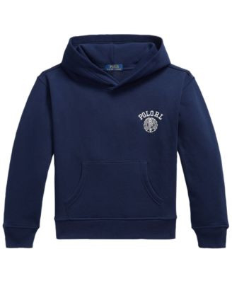 Polo Ralph Lauren Boys' 8-20 Big Fit Logo Fleece Hoodie - Rich Ruby | Macy's