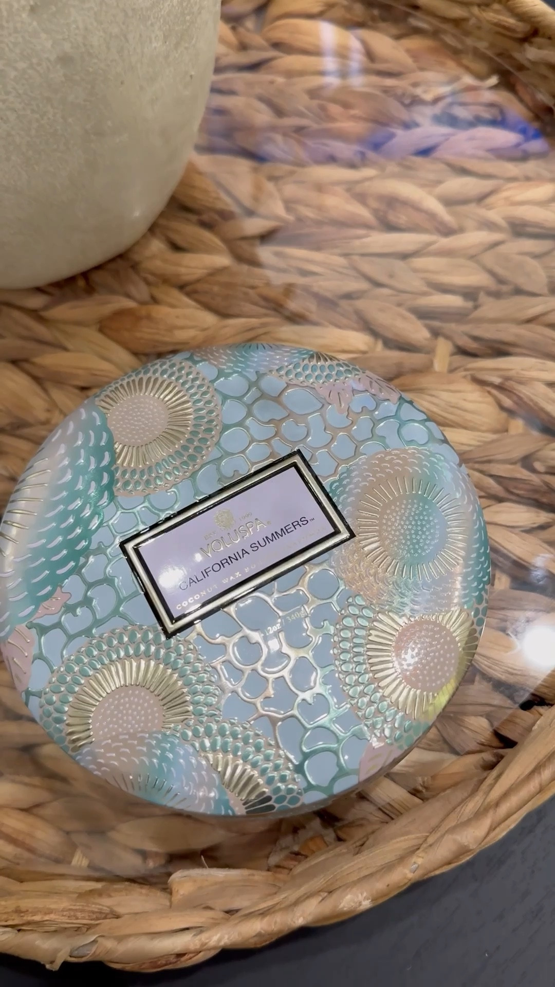 This candle smells like Spring!  Home decor, living room decor, coffee table, area rug 

#LTKHome #LTKSeasonal #LTKdayinmylife