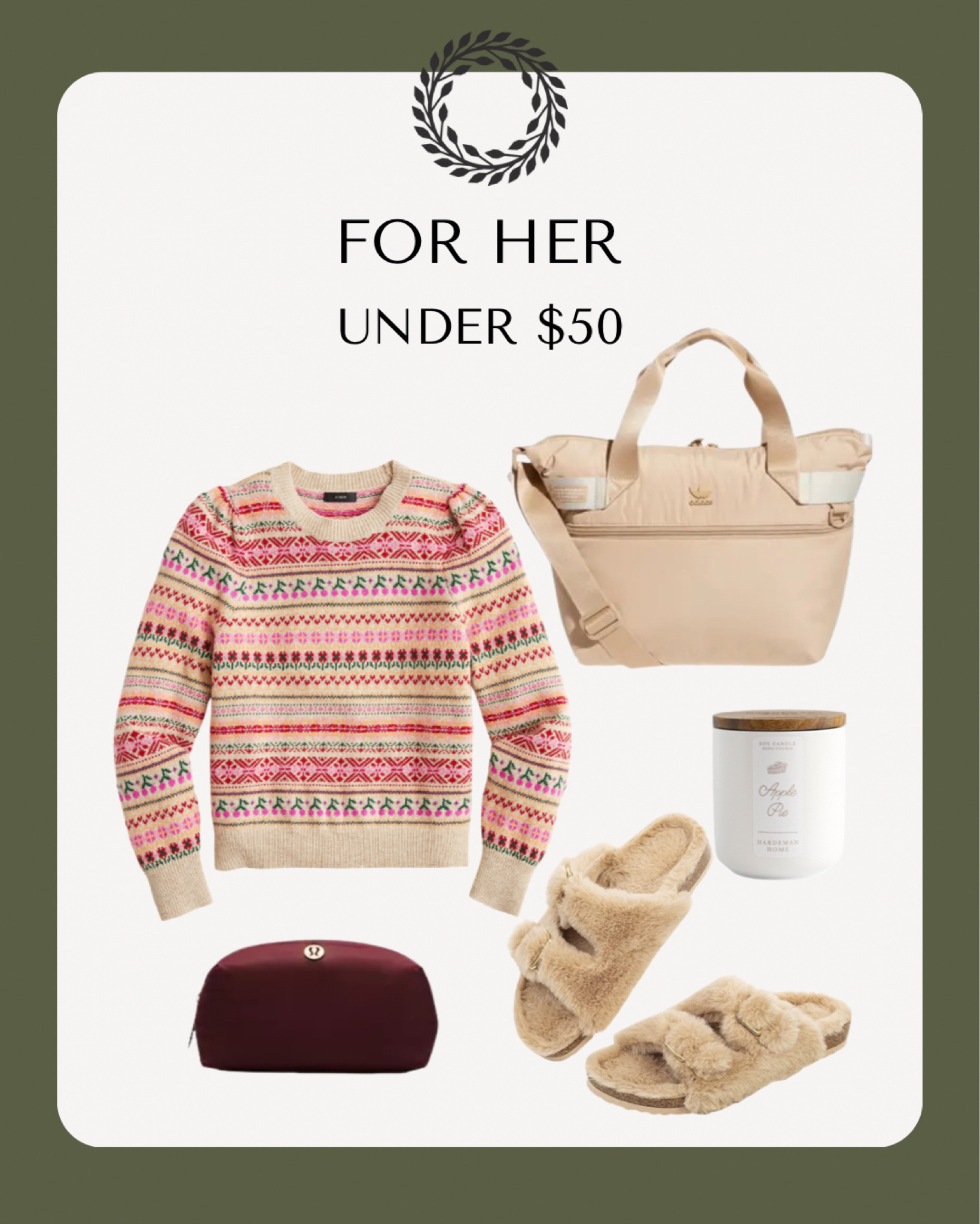 Gifts for her, gifts under $50, gift guide

#LTKHoliday #LTKunder50 #LTKGiftGuide