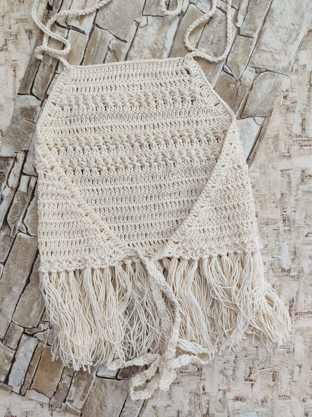 Crochet Fringe Top for Little Girls in Ivory Children's Clothing for Photo Shoots - Etsy | Etsy (US)