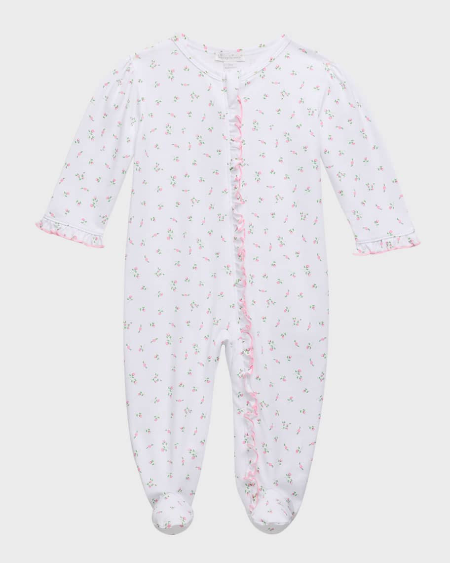 Kissy Kissy Girl's Garden Rose Footie, Size 3M-9M | Neiman Marcus
