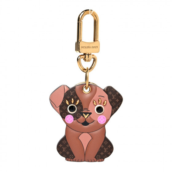 LOUIS VUITTON Monogram Puppy Bag Charm Key Holder | FASHIONPHILE (US)