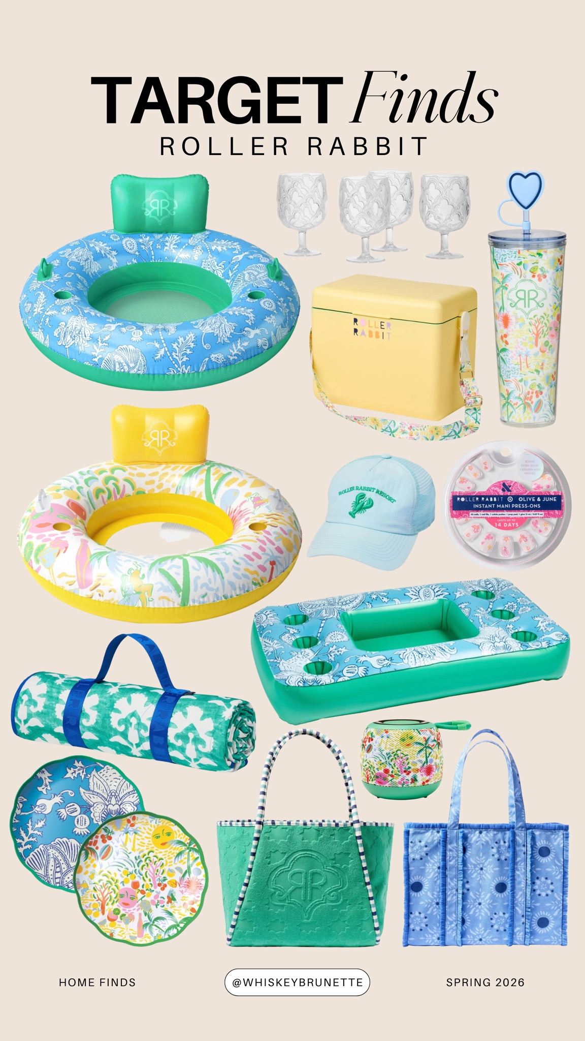 Target x roller rabbit finds

pool floats and loungers
outdoor patio drinkware
poolside serving trays
backyard string lights
outdoor speaker for pool
waterproof picnic blankets
poolside cooler bags
outdoor melamine dinnerware
backyard citronella candles
inflatable pool games

#LTKSeasonal #LTKSaleAlert #LTKHome