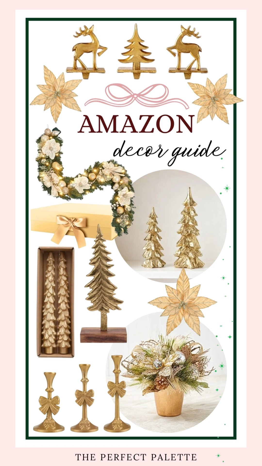 Amazon Christmas Decor, Classic gold decor, glitzy Christmas trees, and the most luxurious floral filled garland! A total must-have for the season. 
//
Amazon, gold Christmas decor, Christmas table, Amazon home, Christmas decor, Christmas tablescape, Holiday tablescape, Christmas place setting, Holiday place setting, Place setting, Christmas party, Christmas centerpiece, Holiday centerpiece. holiday party. holiday table.   

#LTKFindsUnder50  #LTKFindsUnder100 #LTKSaleAlert  #LTKSeasonal


#LTKHome #LTKHoliday #LTKGiftGuide
