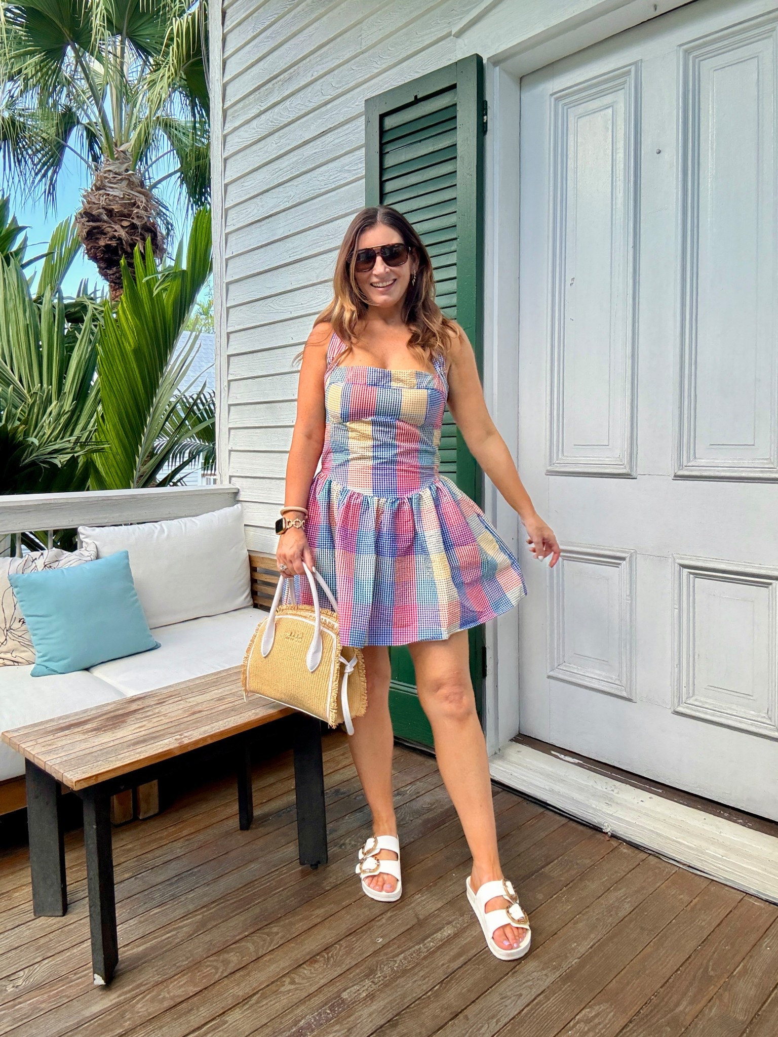 What I’m wearing in Key West! Amazon dress, Free People look for less dress, straw handbag, sandals, resort wear, beach vacation outfit inspo, vacation outfit, sandals, beach vacation, Amazon outfits, Amazon fashion

#LTKStyleTip #LTKFindsUnder50 #LTKItBag