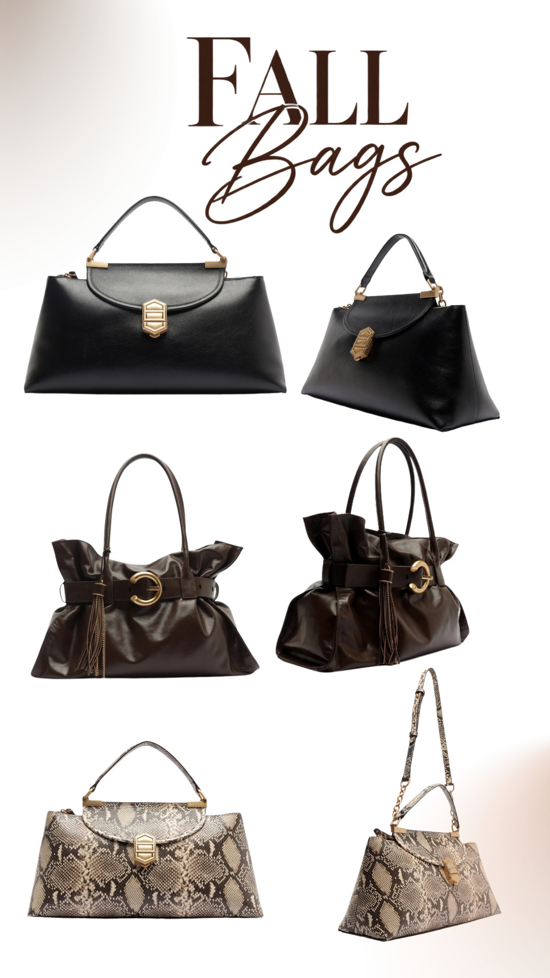Fall bags 🤎 I’m loving these classic shapes and rich colors for the season. @Arezzo 

#FallBags #FallStyle #Handbags #FallFashion

#LTKSeasonal #LTKActive #LTKU