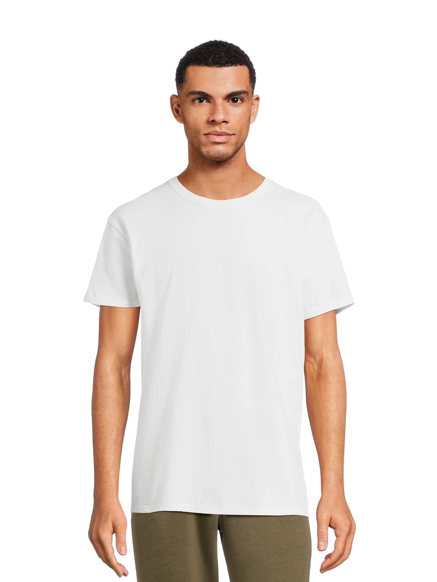 Athletic Works Men's and Big Men's Cotton Active Tee, Sizes XS-5XL and Tall Sizes | Walmart (US)