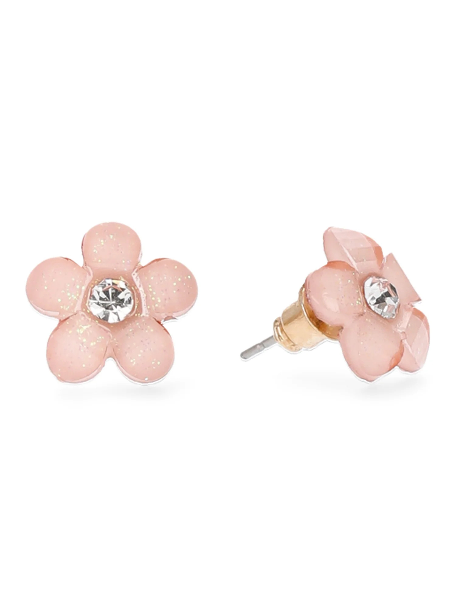 No Boundaries Hearts, Flowers and Butterfly Earrings Set, 18-Pairs, Women’s | Walmart (US)