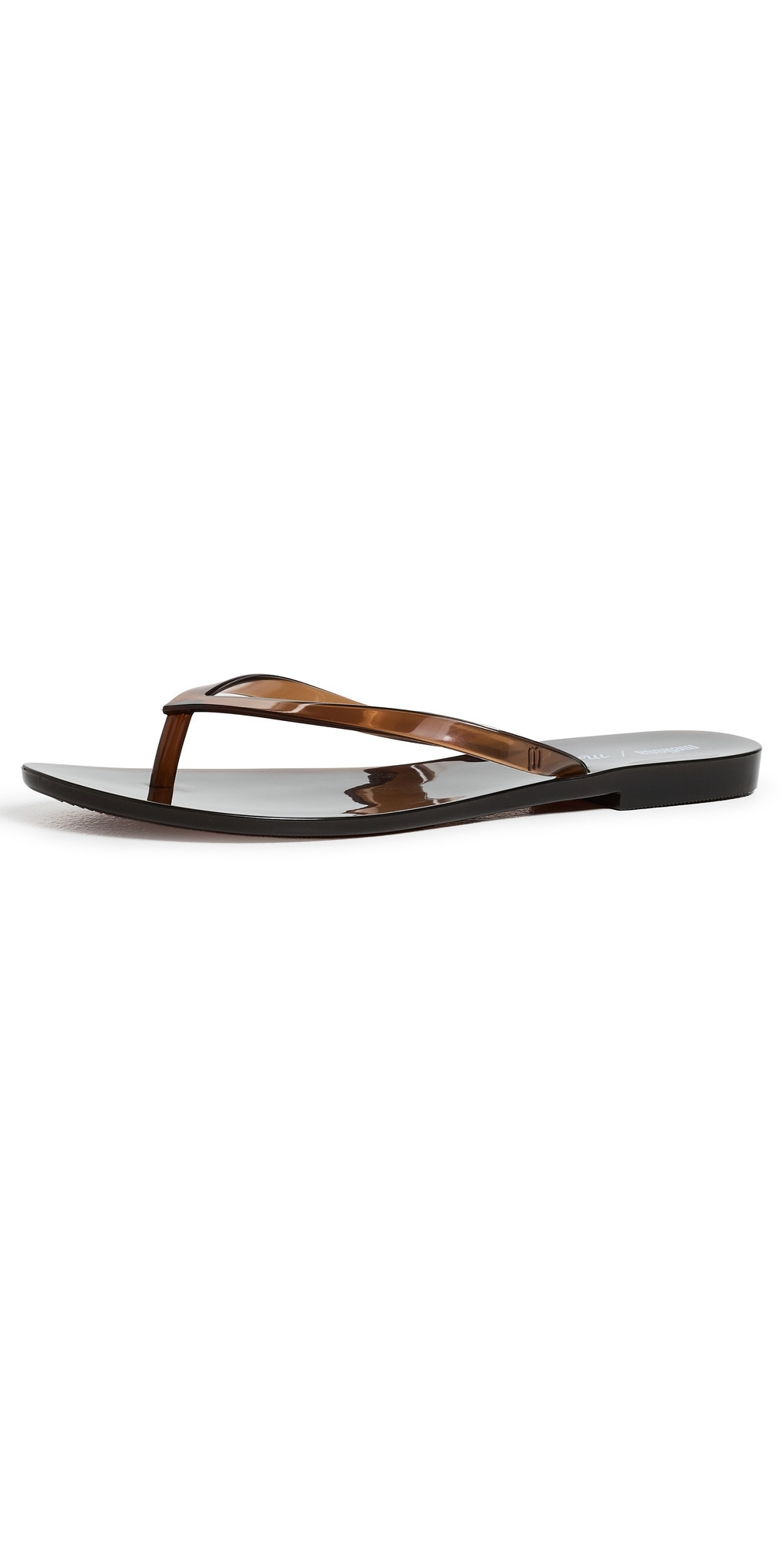 Madewell Madewell x Melissa Jelly Flip Flops Dark Brown 8 | Shopbop