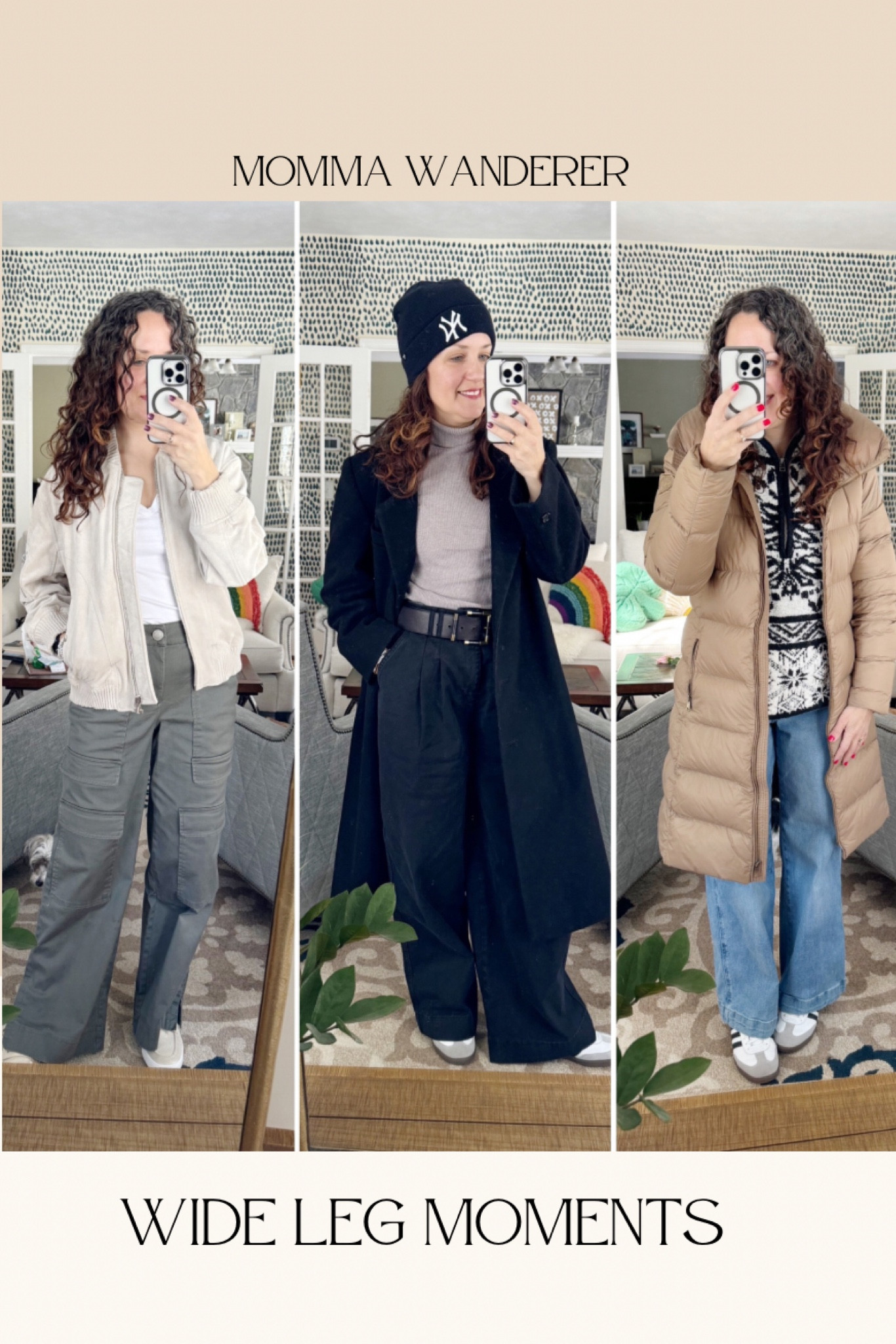 Wide leg pants are having a moment! My wide leg winter styles as of late. They will transition to spring nicely, with t-shirts and tank tops and sandals.

#LTKSeasonal #LTKover40
