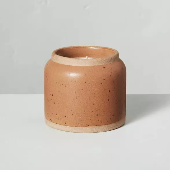 Harvest Spice Speckled Ceramic Seasonal Candle - Hearth & Hand™ with Magnolia | Target