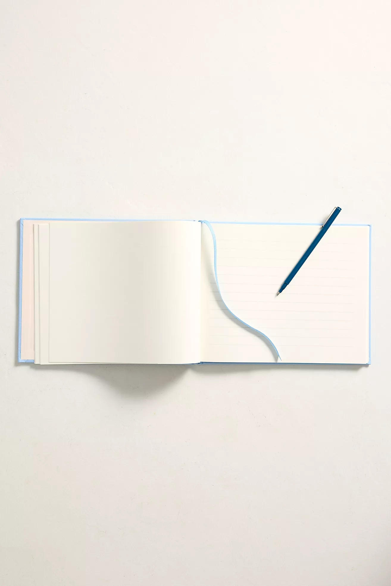 Embroidered Hydrangea Guest Book | Anthropologie (US)