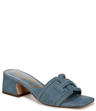 Sam Edelman Waylon Suede Double E Detail Slide Sandals | Dillard's | Dillard's
