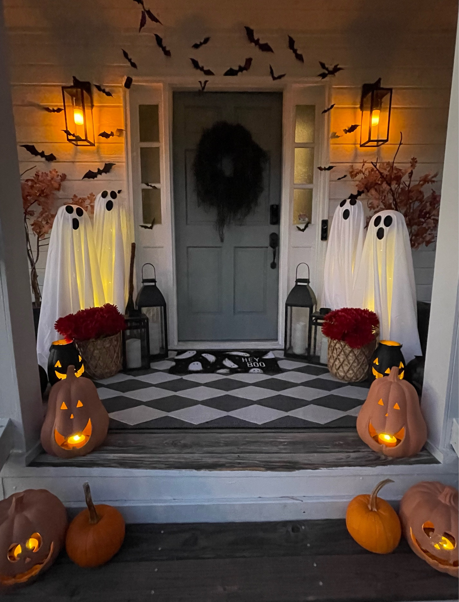 My Halloween porch 2024, night views 

#LTKHome #LTKSeasonal #LTKHalloween
