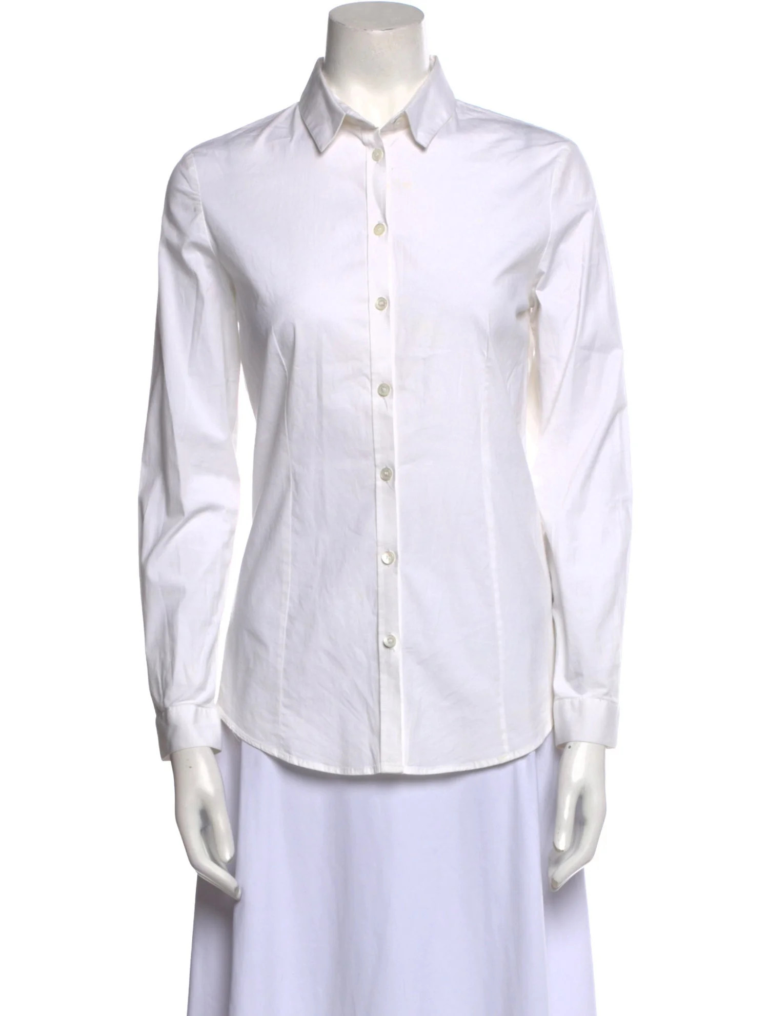 Long Sleeve Button-Up Top | The RealReal