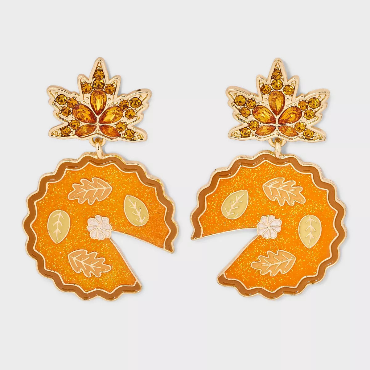 SUGARFIX by BaubleBar Eyes on the Pies Statement Earrings - Orange | Target