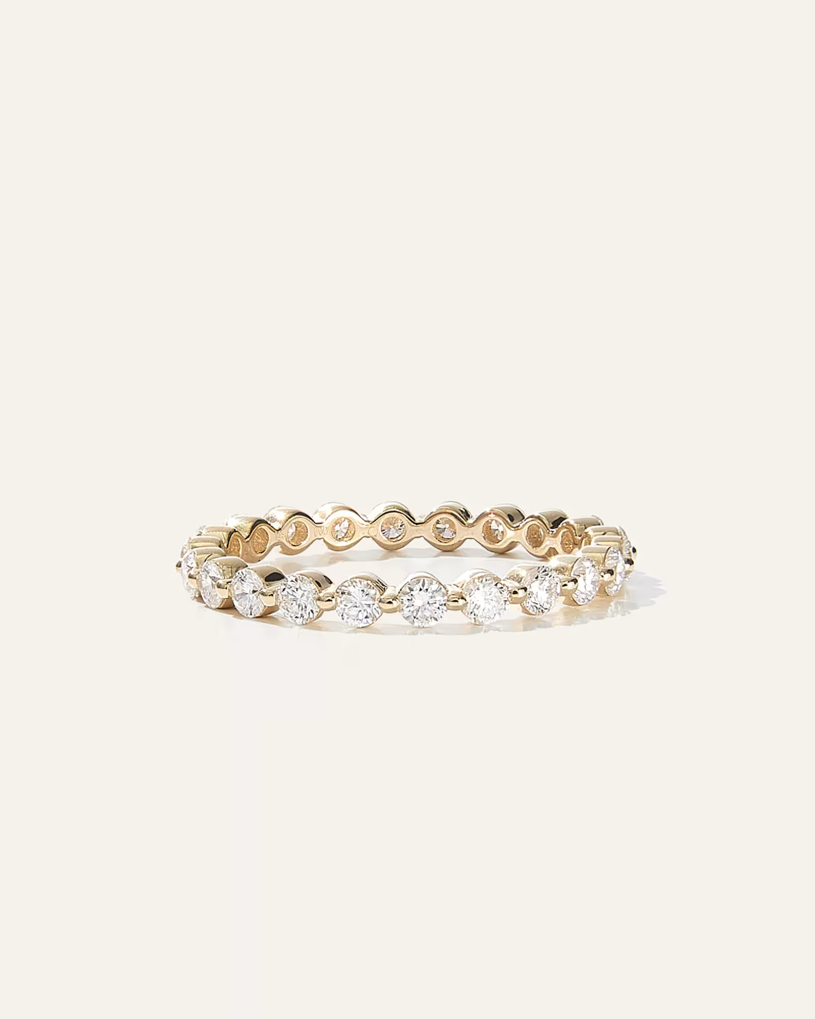 Lab Grown Diamond Single Shared Prong Eternity Band | Quince