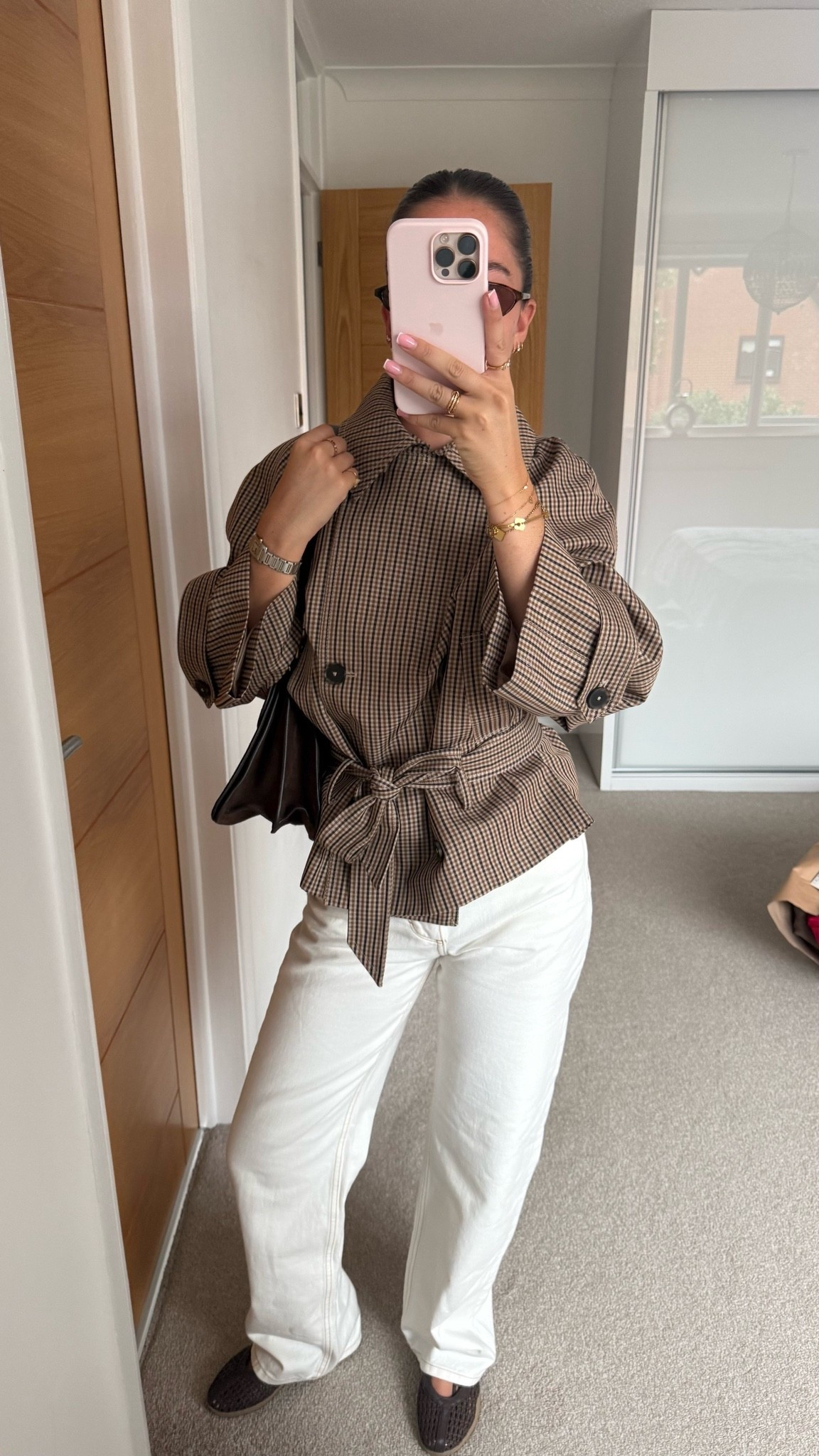Check trench - autumn - jackets - cosy - layering.

#LTKautumn #LTKstyletip #LTKFashionMonth