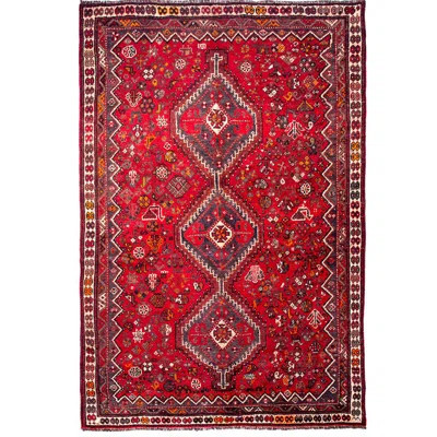 Arranda One-of-a-Kind 6'3" x 9'5" 1970s Area Rug in Red/Black | Wayfair North America