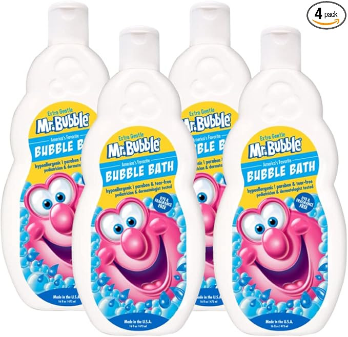 Mr. Bubble Bath Extra Gentle (Pack of 4) | Amazon (US)
